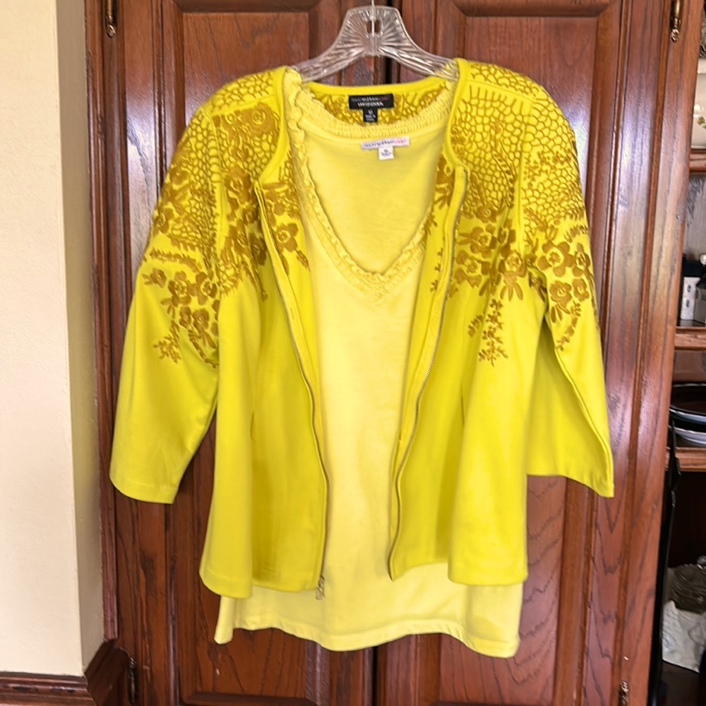 Isaacmizrahlive Jacket And Matching Shell. - image 1